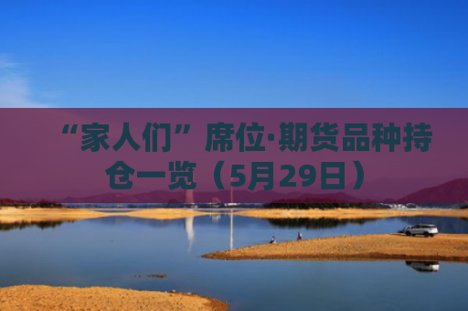 “家人们”席位·期货品种持仓一览（5月29日）-图1