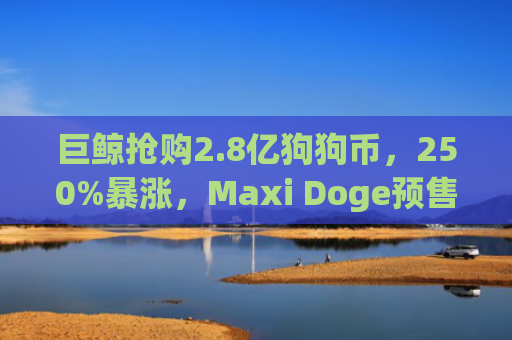 巨鲸抢购2.8亿狗狗币，250%暴涨，Maxi Doge预售火爆