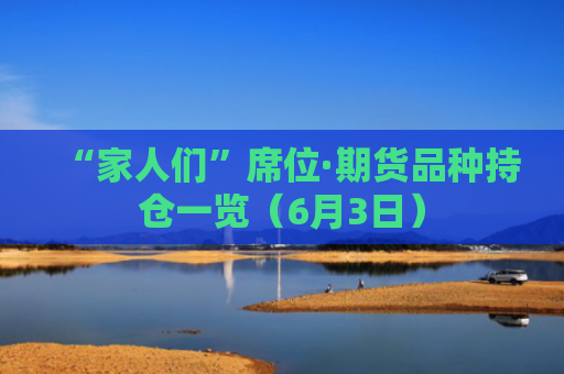 “家人们”席位·期货品种持仓一览（6月3日）-图1