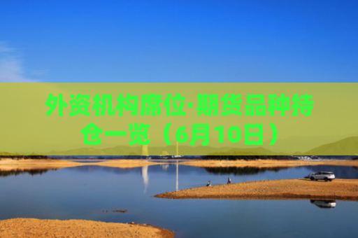 外资机构席位·期货品种持仓一览（6月10日）-图1