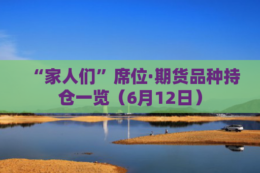 “家人们”席位·期货品种持仓一览（6月12日）-图1