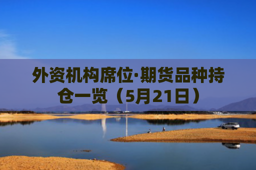 外资机构席位·期货品种持仓一览（5月21日）-图1
