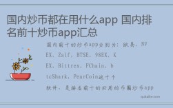 国内炒币都在用什么app 国内排名前十炒币app汇总